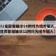 【31省新增确诊14例均为境外输入,31省区市新增确诊11例均为境外输入】